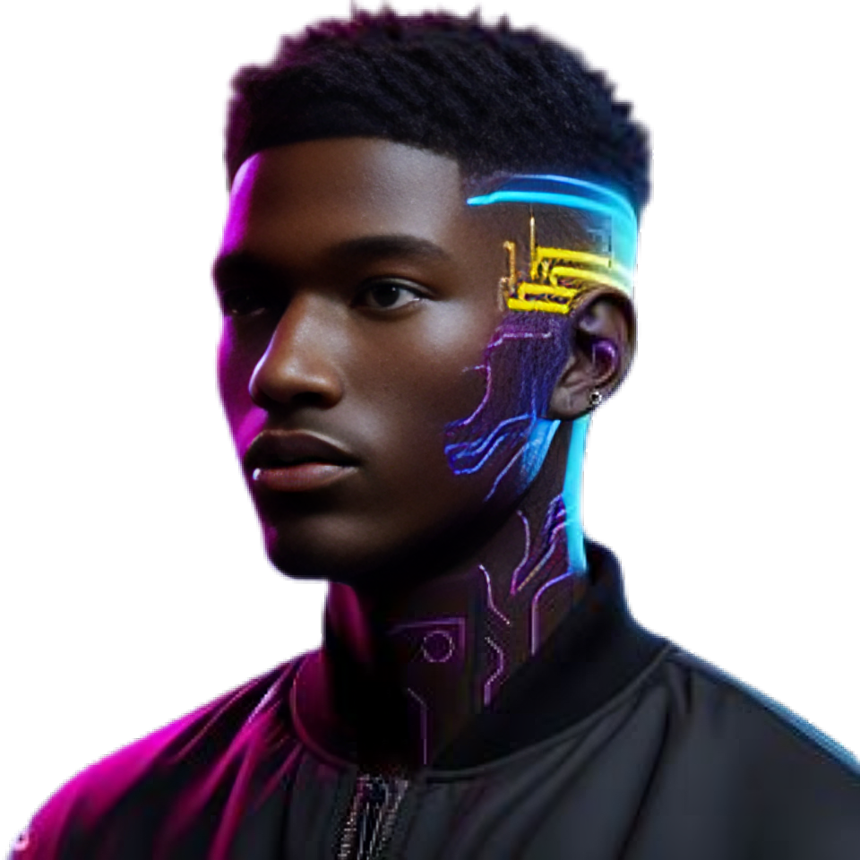 Profile Image of a person with branch cyber lines in the head